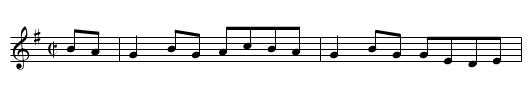 Boys of Portaferry, The - staff notation