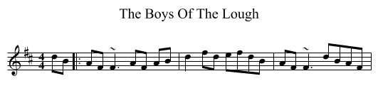 Boys Of The Lough, The  - staff notation