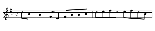 Boys of the Lough - staff notation