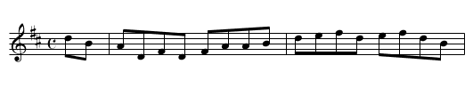 Boys of the Lough - staff notation