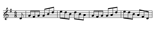 Boys of the Town, The  - staff notation