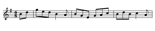 Boys of the Town - staff notation