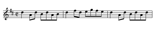 Boys of Tulla, The  - staff notation