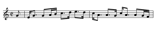Braes o' Marr. Car(L).41 - staff notation