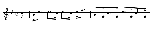 Braes of Tullymet, The - staff notation