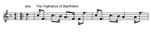 Braigh Bhanbh - staff notation