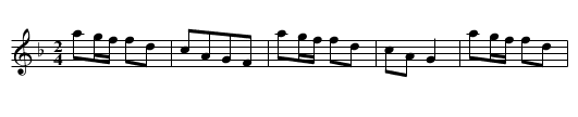 Bramham Moor - staff notation