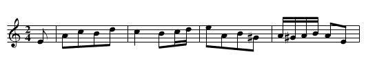 Brancas, La - staff notation