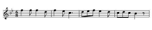 Brande de St Marc - staff notation