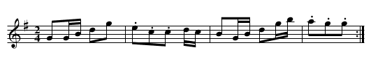 Branded Cow, The - staff notation
