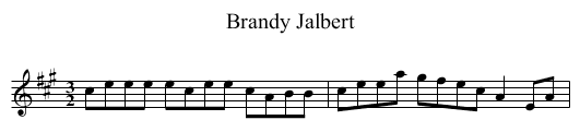 Brandy Jalbert - staff notation