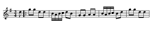 Brandywine - staff notation
