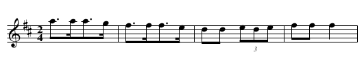 Branford Hunt - staff notation
