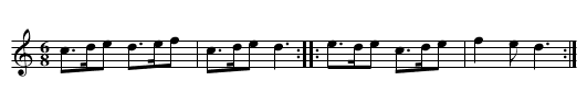Branle - staff notation