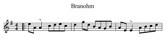 Branohm - staff notation