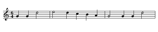 Bransle gay III* - staff notation