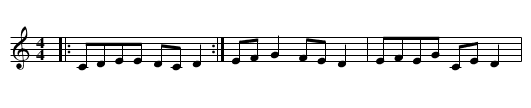 Bransles de Lorraine - staff notation