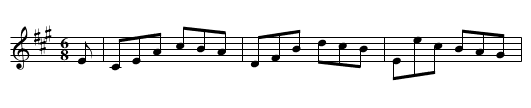 Brave Corsicans, The - staff notation