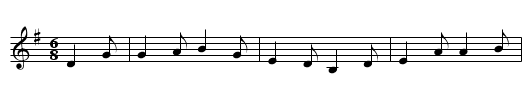 Brave General Brock - staff notation