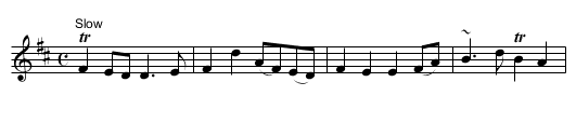 Brave Lads of Gallawater, The - staff notation