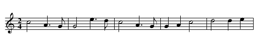 Brave Lewie Roy - staff notation