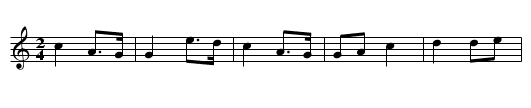 Brave Lewie Roy - staff notation