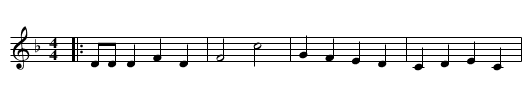 Brays of Angus. Ru1.173, The - staff notation