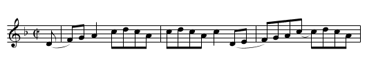 Brazos Bottom Rag - staff notation