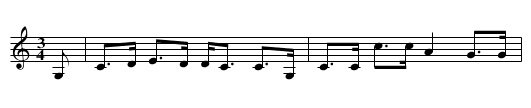 Breacan mairi Huistean - staff notation