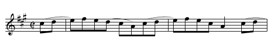 Breaking up Christmas - staff notation