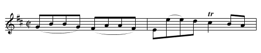 Breast Knot [2], The - staff notation