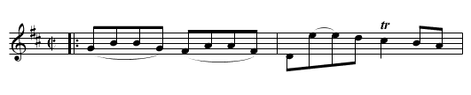 Breast Knot, The  - staff notation