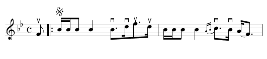 BRECHIN CASTLE - staff notation
