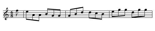 Breeches Mary - staff notation