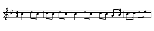 Breeches On, The - staff notation