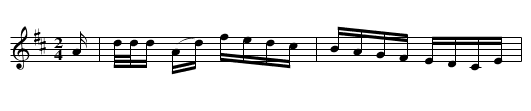 Breem Dog, The - staff notation