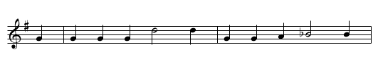 Bremberger, Der  - staff notation