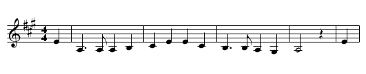 Brennan on the Moor - staff notation