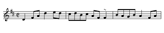 Brennan's Fancy - staff notation