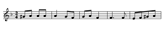 Breugestanz - staff notation