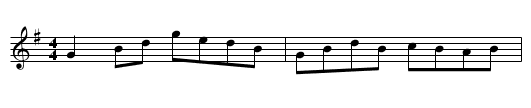 Brian &Oacute; L&aacute;imh&iacute;n - staff notation