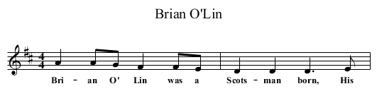 Brian O'Lin - staff notation