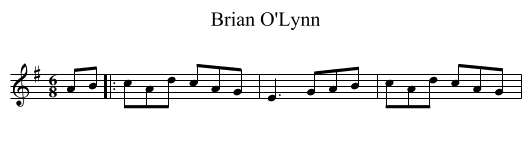 Brian O'Lynn - staff notation