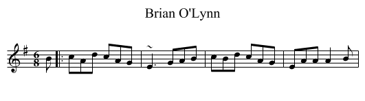 Brian O'Lynn - staff notation