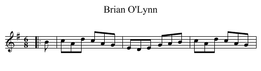 Brian O'Lynn - staff notation