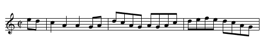 Brian the Brave [2] - staff notation