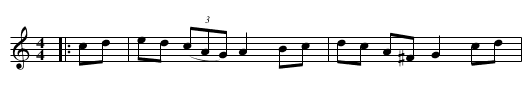 Brian the Brave - staff notation