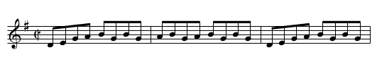 Brickyard Joe [1] - staff notation