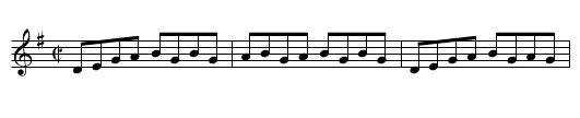 Brickyard Joe [1] - staff notation