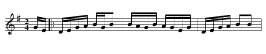 Brickyard Joe [1] - staff notation